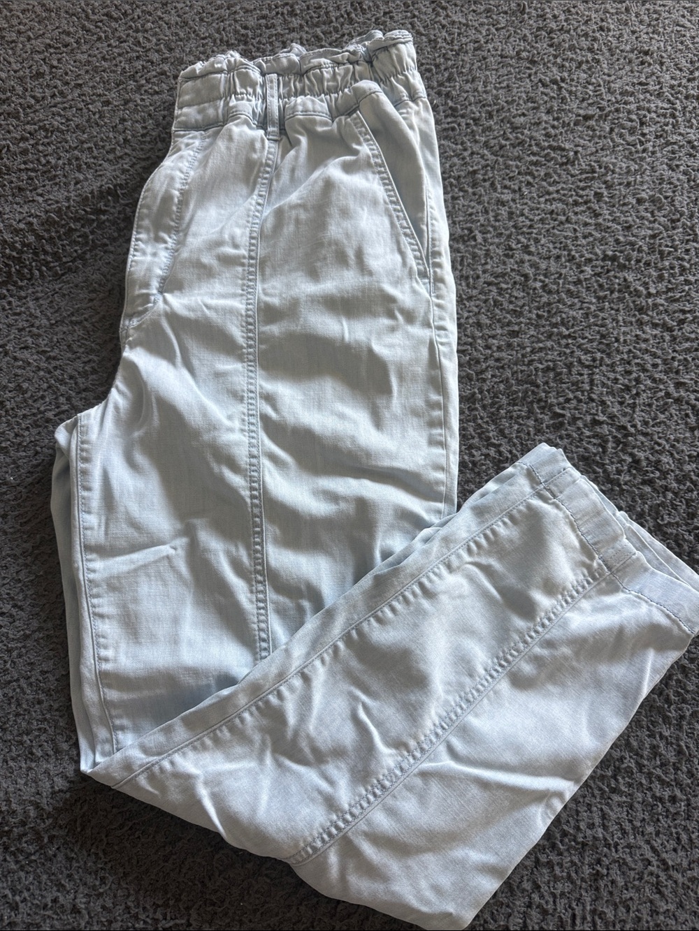 White House Black Market Light Blue Tapered Ankle Jeans